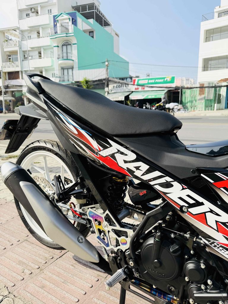 Suzuki Raider 150 Fi 2021 dọn kiểng full new. Mua bán Xe máy tại Quận 8 Tp Hồ Chí Minh được đăng bởi Giang Vo hình 17