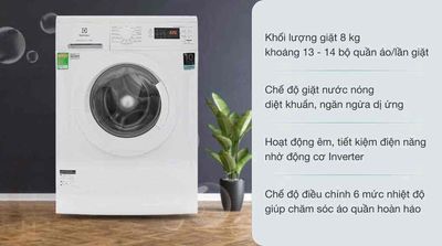 Máy giặt Electrolux 8kg Inverter. Mua bán Máy giặt tại Quận Hải Châu Đà Nẵng được đăng bởi Minh Phạm
