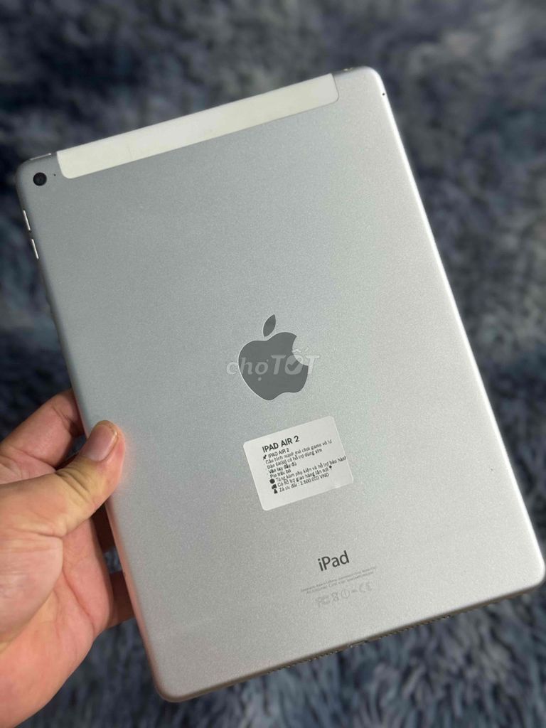 Apple iPad Air 2 64GB bản có Sim. Mua bán Máy tính bảng tại Huyện Trảng Bom Đồng Nai được đăng bởi Hồ Trung Hiếu hình 1