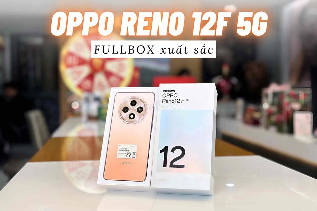 OPPO RENO 12F 5G 256GB - FullBox Xuất Sắc