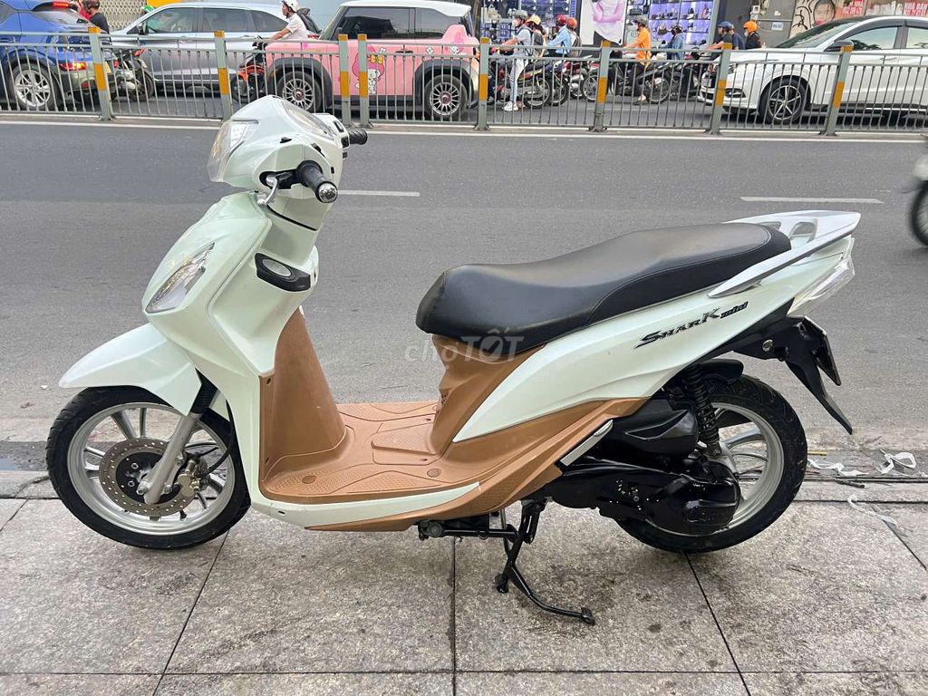 SYM Shark Mini 125 2017 Trắng Nâu. Mua bán Xe máy tại Quận Tân Phú Tp Hồ Chí Minh được đăng bởi Tuanduy hình 6