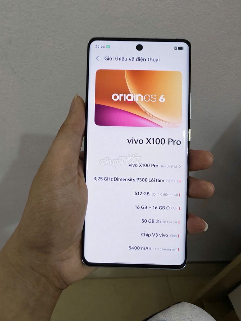Vivo X100pro 16+512Gb . Mua bán Điện thoại tại Huyện Sóc Sơn Hà Nội được đăng bởi Vuong Xuan Hung hình 1