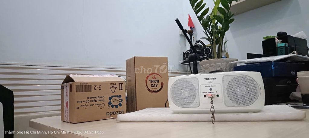 Đài Radio USB-CD Toshiba TY-CRU12. Mua bán Tivi, Âm thanh tại Quận Tân Bình Tp Hồ Chí Minh được đăng bởi Thietkerap24h hình 1