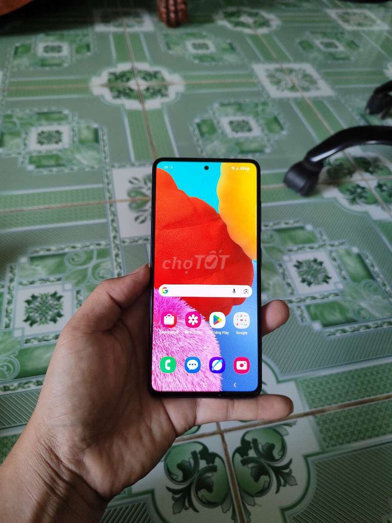 Samsung Galaxy A51 6GB/128GB Xanh có đổi máy. Mua bán Điện thoại tại Quận Ninh Kiều Cần Thơ được đăng bởi minh phát hình 1