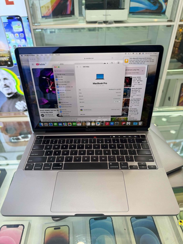 Apple MacBook Pro M2 16GB/256GB 13 inch Xám. Mua bán Laptop tại Quận Nam Từ Liêm Hà Nội được đăng bởi Khanh Mai hình 1