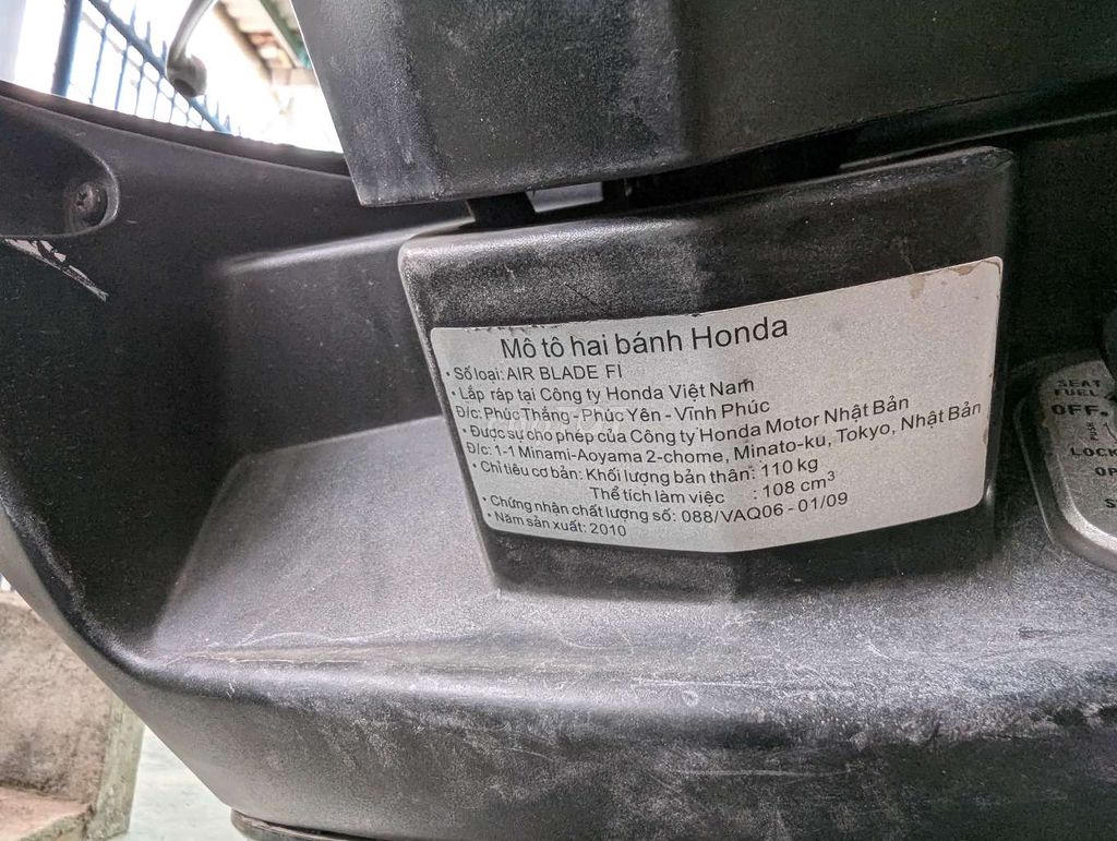 Cần bán Ab 2010 fi. Mua bán Xe máy tại Thành phố Nha Trang Khánh Hòa được đăng bởi Hoà Nguyễn hình 4