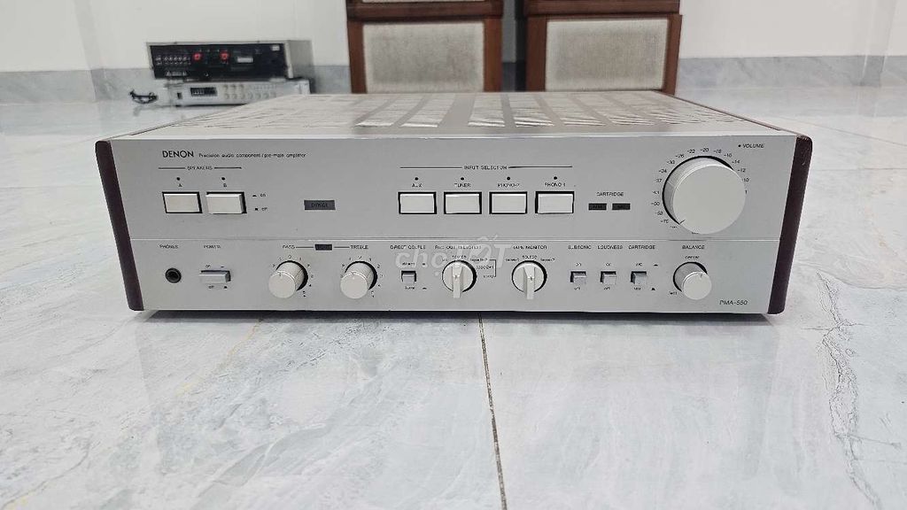 Amply Denon PMA-550 Bạc. Mua bán Tivi, Âm thanh tại Quận Hải Châu Đà Nẵng được đăng bởi Quốc Hưng audio hình 1