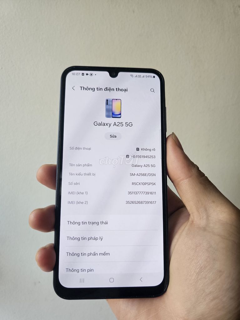 Samsung a25 5G ram 8.128gb bin 5000 zin đẹp 99. Mua bán Điện thoại tại Quận Hải Châu Đà Nẵng được đăng bởi Minh hình 1