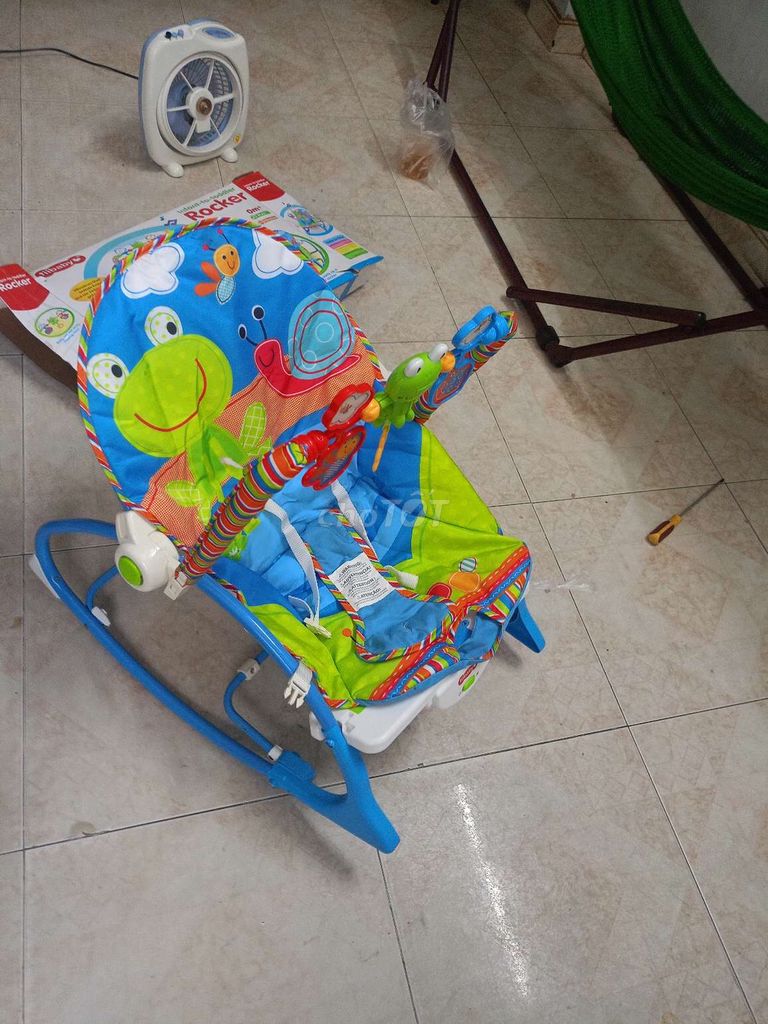 Nôi rung Filibaby Đa sắc lắp ráp. Mua bán Mẹ và bé tại Quận Tân Phú Tp Hồ Chí Minh được đăng bởi anh hình 1