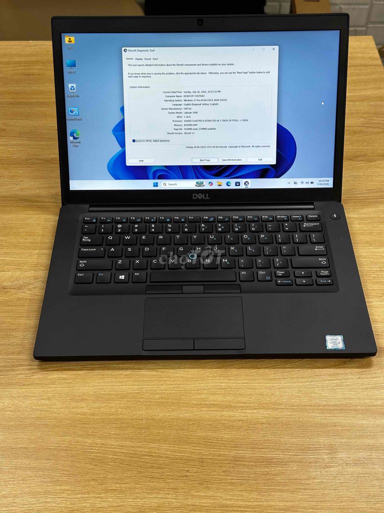 Dell Latitude 7490 i5 8350u 14 inch 8GB/256GB SSD. Mua bán Laptop tại Quận Hoàng Mai Hà Nội được đăng bởi Hoàng Bách Techlife hình 1