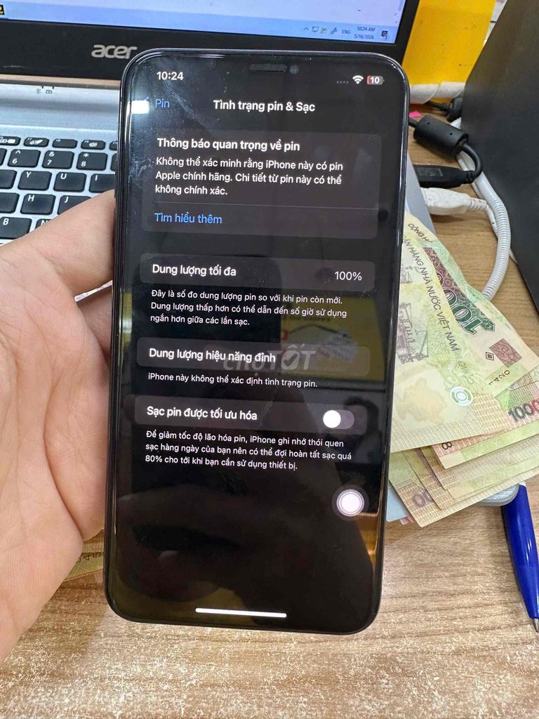 Apple iPhone XS Max 64GB Đen. Mua bán Điện thoại tại Huyện Trảng Bom Đồng Nai được đăng bởi Phúc Phát hình 1
