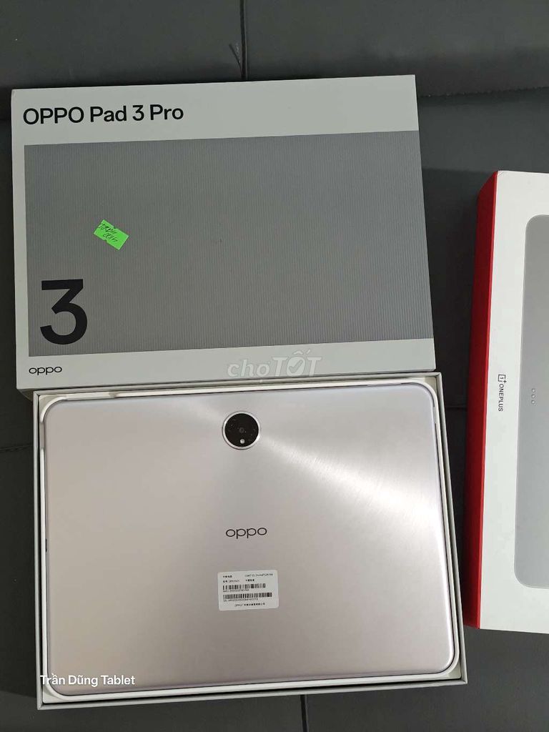 Oppo Pad 3 Pro 8/256 fullbox likenew BH 3 tháng. Mua bán Máy tính bảng tại Quận Gò Vấp Tp Hồ Chí Minh được đăng bởi Trần Dũng Tablet hình 1