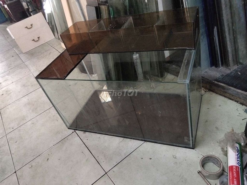 Hồ 80x40x40cm full 8li và lọc tràn . Mua bán Phụ kiện, Thức ăn, Dịch vụ tại Quận 8 Tp Hồ Chí Minh được đăng bởi Núi hình 1