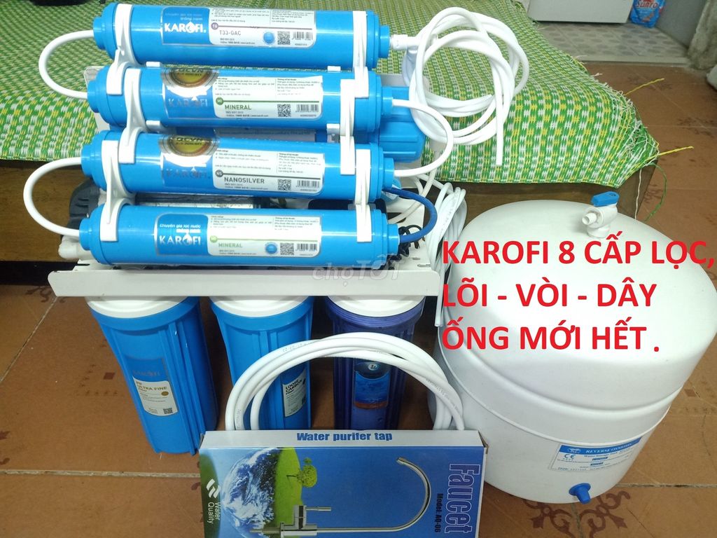 Bộ lọc nc Karofi 8 cấp lọc, gần như mới