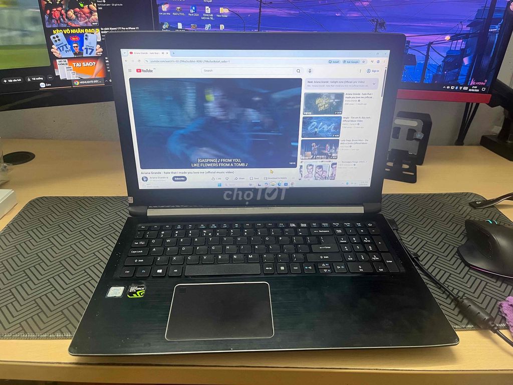 laptop acer aspire a715- 72g, i5 8300h, gtx1050. Mua bán Laptop tại Quận Gò Vấp Tp Hồ Chí Minh được đăng bởi Trần Khương hình 1