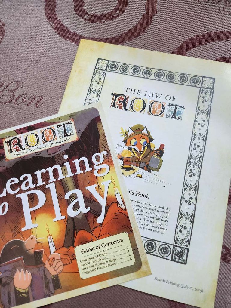 Board game ROOT bản mở rộng dưới lòng đất New 90%