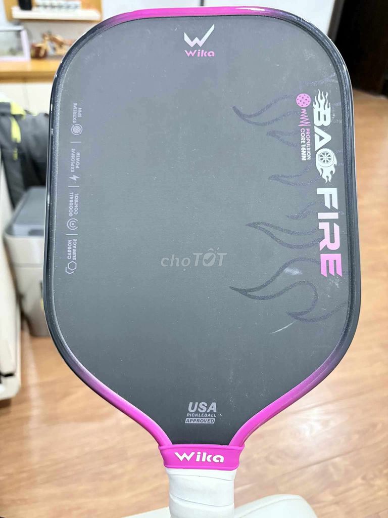 Vợt pickleball Wika Baofire Carbon Hồng Đen. Mua bán Đồ thể thao, Dã ngoại tại Thành phố Bến Tre Bến Tre được đăng bởi Phạm Lê Khánh Trình hình 1