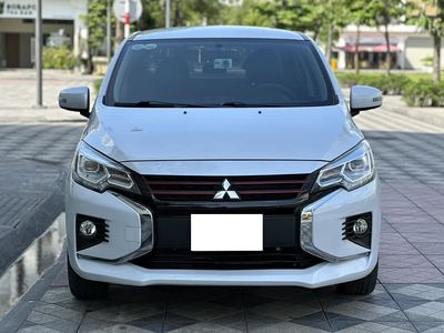 Mitsubishi Attrage 2021, số tự động CVT, màu trắng