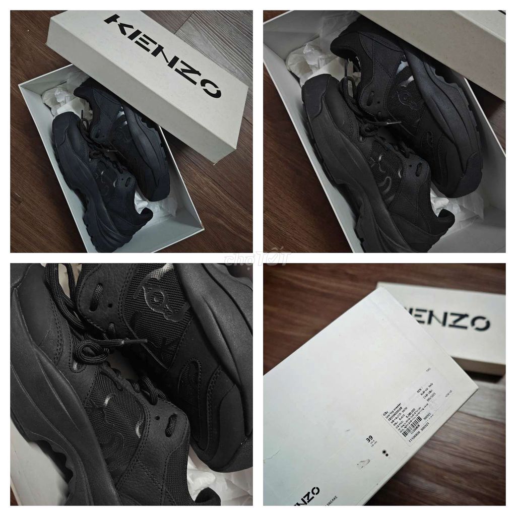 Giày thể thao Kenzo Đen size 39. Mua bán Giày dép tại Quận 4 Tp Hồ Chí Minh được đăng bởi Anh Đinh hình 1
