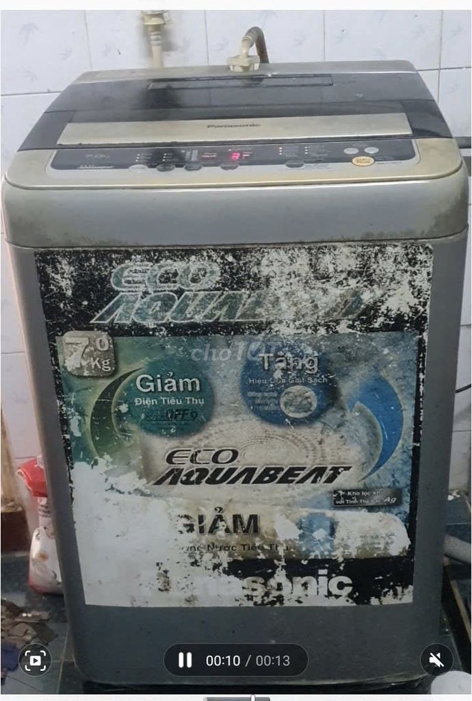 Máy giặt Panasonic 7.0 Kg Xám. Mua bán Máy giặt tại Huyện Châu Thành Tiền Giang được đăng bởi Phu hình 1