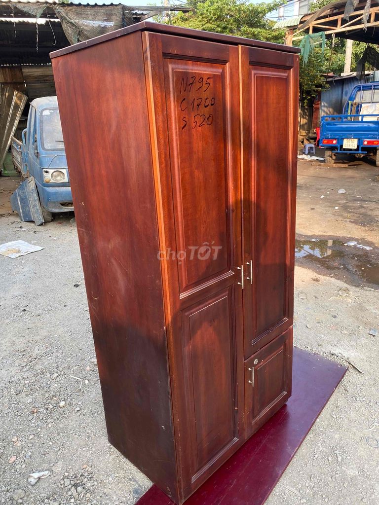 Tủ quần áo gỗ xoan đào. Mua bán Tủ, kệ gia đình tại Quận 12 Tp Hồ Chí Minh được đăng bởi đoàn hoi  hình 1