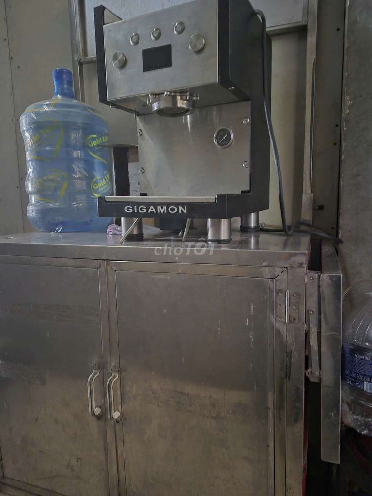 Máy pha cà phê Gigamon Thép không gỉ Bạc, Đen. Mua bán Bếp, lò, đồ điện nhà bếp tại Thị xã Tân Uyên Bình Dương được đăng bởi Hoàng hình 1