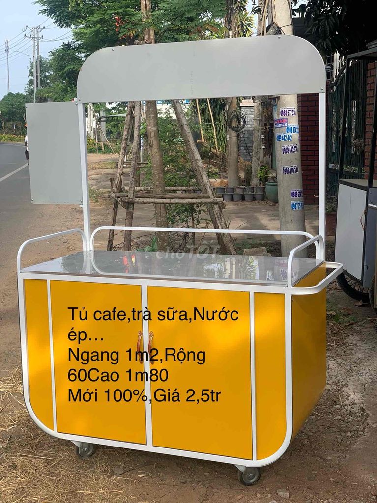Xe cà phê,trà sữa,nước ép..ngang1m2,rộng,cao 1m80. Mua bán Đồ chuyên dụng, Giống nuôi trồng tại Huyện Xuyên Mộc Bà Rịa - Vũng Tàu được đăng bởi Trung hình 1