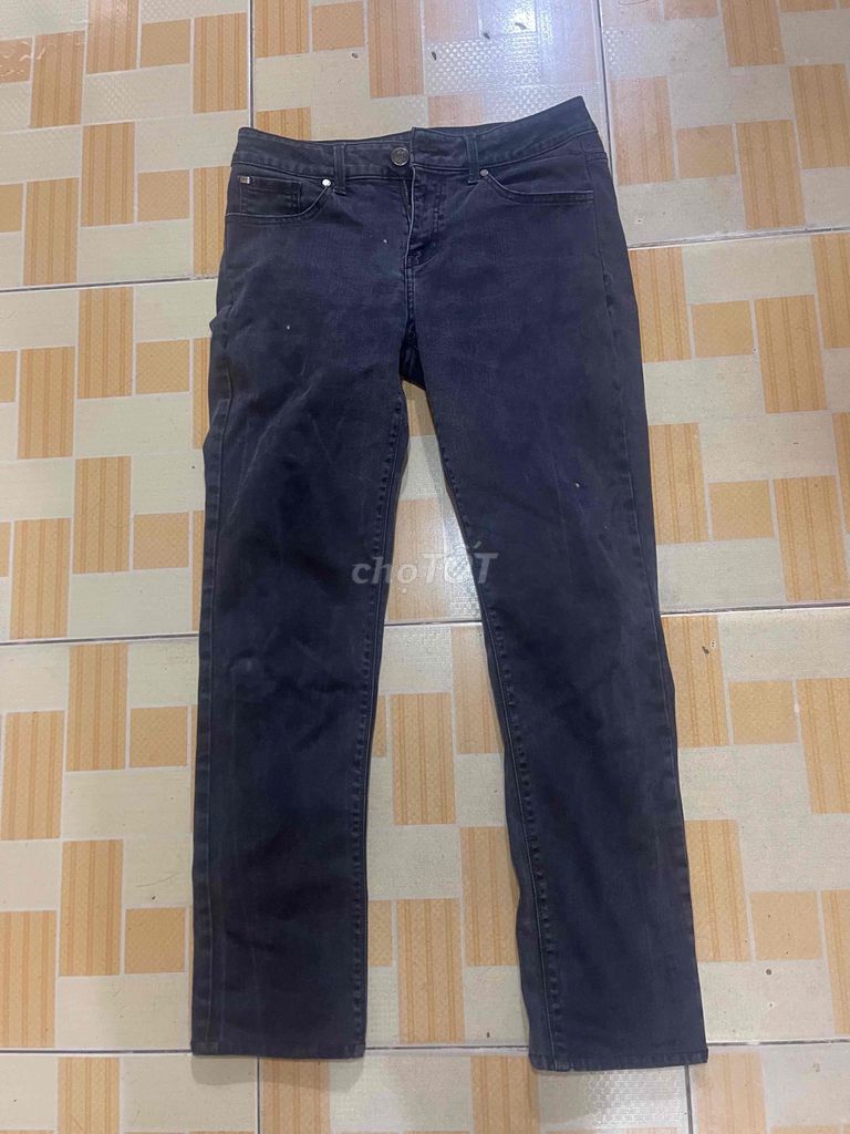 Quần jean Gusir đen size 31 unisex. Mua bán Quần áo tại Quận 12 Tp Hồ Chí Minh được đăng bởi HT 86 hình 1
