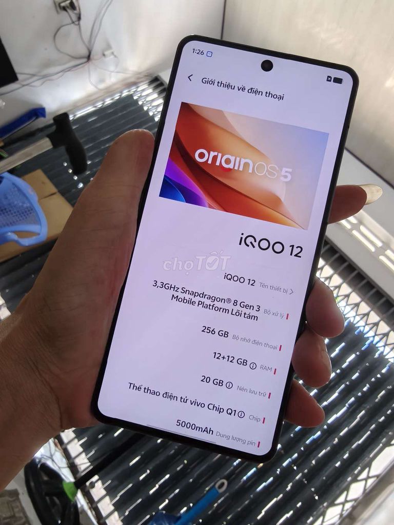 iQOO 12 camera Zôm 100x ngon. Mua bán Điện thoại tại Thành phố Bến Tre Bến Tre được đăng bởi Từ Tuấn Bến Tre hình 1