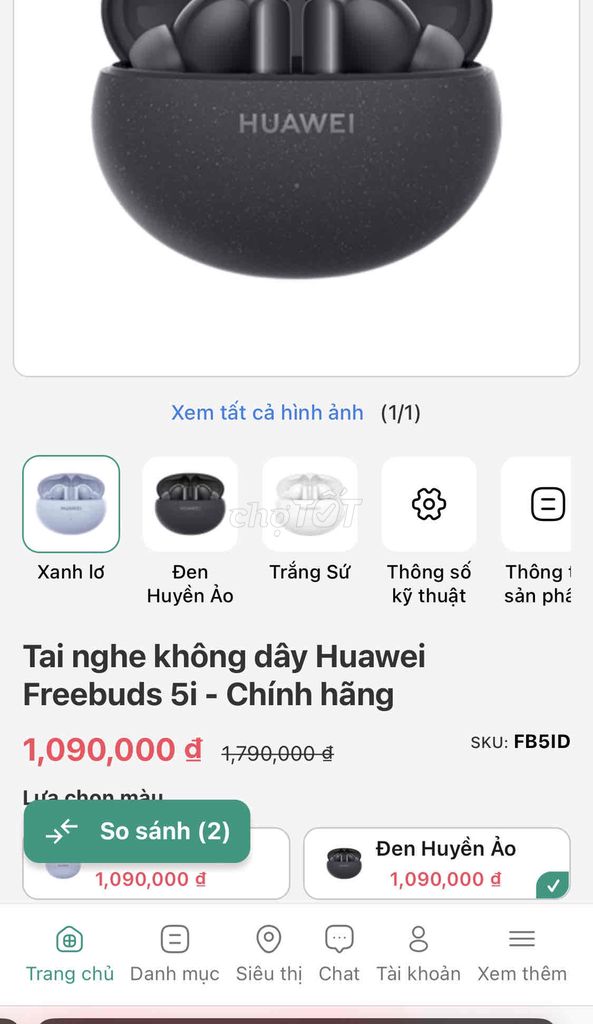 Huawei FreeBuds 5i Newseal Chính Hãng