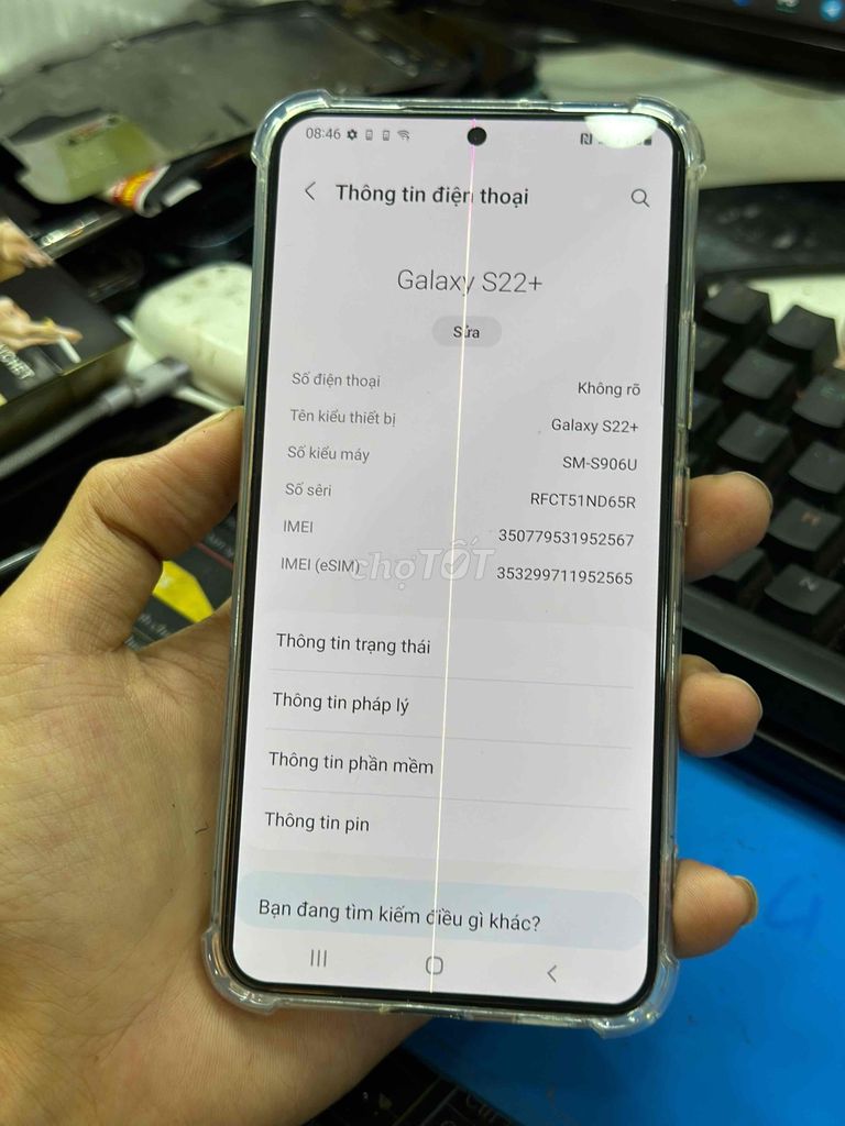 Samsung Galaxy S22+ Đã sử dụng. Mua bán Điện thoại tại Quận Bình Tân Tp Hồ Chí Minh được đăng bởi Phú Nguyễn Bình Tân hình 1