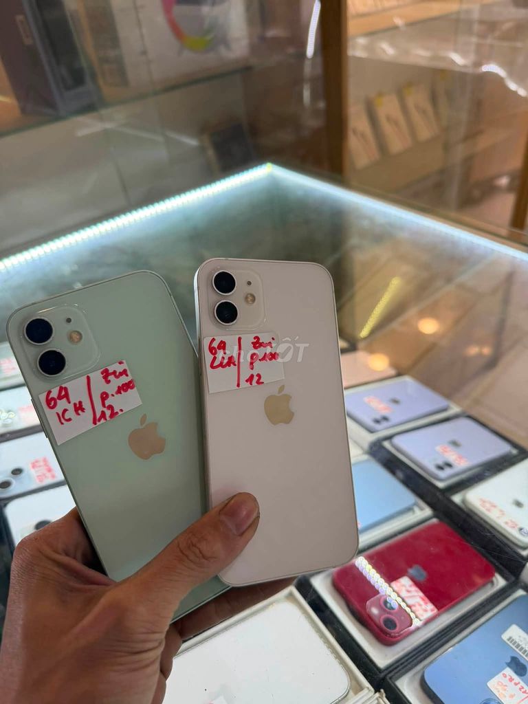 Apple iPhone 12 64GB Trắng, Xanh lá Đã sử dụng. Mua bán Điện thoại tại Quận Hoàng Mai Hà Nội được đăng bởi Hội Đồ Điện Tử hình 1