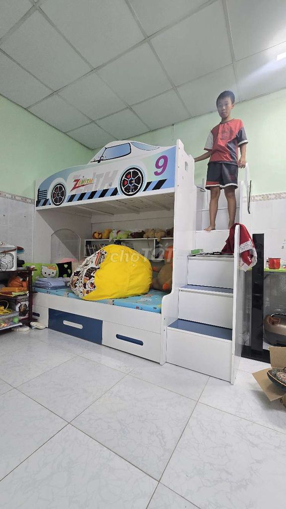 Giường 2 tầng 2mx1m Mới 99%. Mua bán Giường, chăn ga gối nệm tại Quận Phú Nhuận Tp Hồ Chí Minh được đăng bởi PHU LAM TUAN hình 1