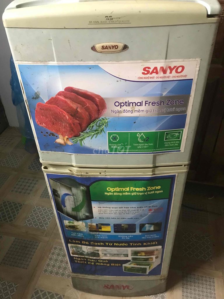 thanh lý tủ sanyo 120l