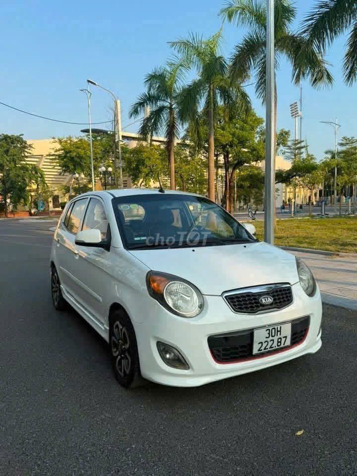 Kia Morning 2010 белый автоматическая коробка