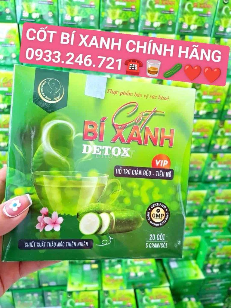 trà bí xanh detox