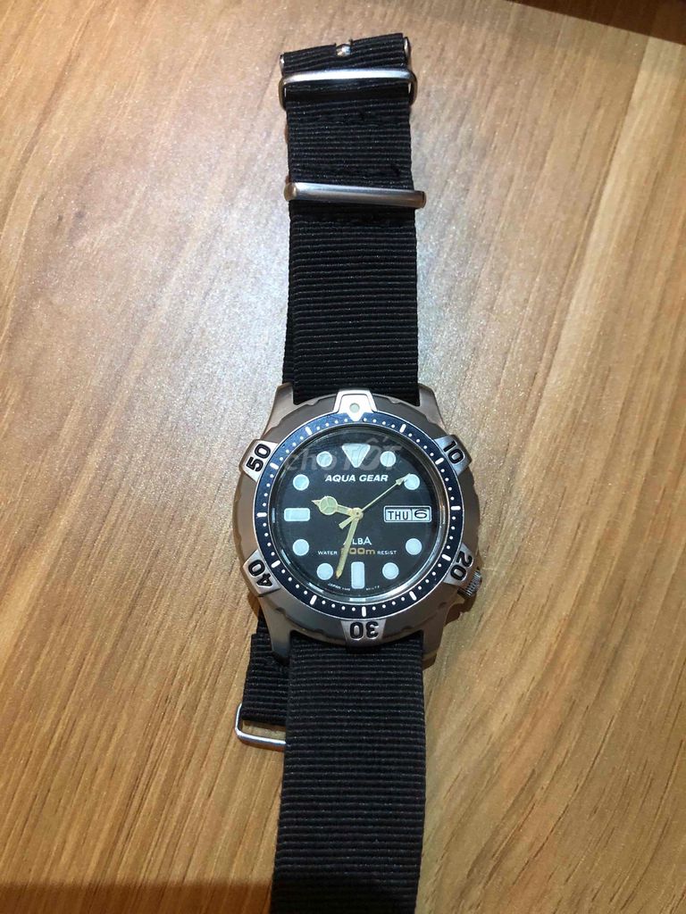 Đồng hồ lặn Alba Aqua Gear 200m. Mua bán Đồng hồ tại Quận Bình Thạnh Tp Hồ Chí Minh được đăng bởi đăng hình 1