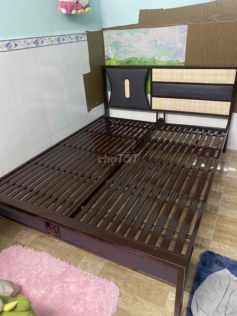 Giường ngủ 1m6. Mua bán Giường, chăn ga gối nệm tại Thành phố Thủ Dầu Một Bình Dương được đăng bởi Nguyễn Bạch Duyên hình 1