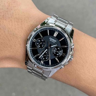 Đồng hồ Casio nam 6 kim thanh lịch - Size 42mm