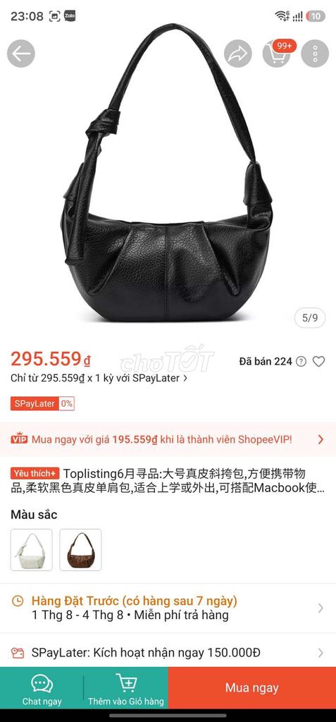Túi xách nữ Da Đen Thanh lịch. Mua bán Túi xách tại Quận Hà Đông Hà Nội được đăng bởi Tran Linh hình 1