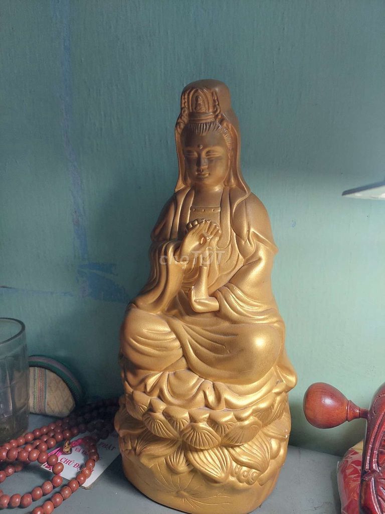 Tượng Phật Quan Âm Dât Nung. Mua bán Đồ sưu tầm, đồ cổ tại Quận Phú Nhuận Tp Hồ Chí Minh được đăng bởi Trang hình 1