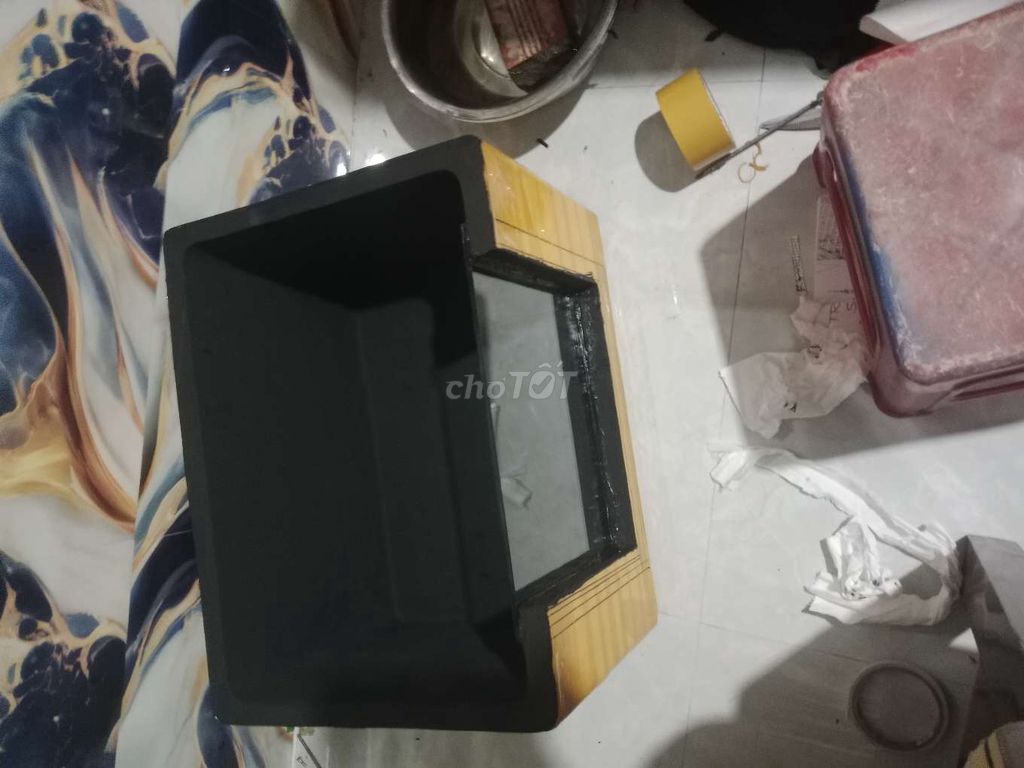 Hồ cá Xốp Kính Đen Vàng gỗ Mới. Mua bán Phụ kiện, Thức ăn, Dịch vụ tại Huyện Chợ Lách Bến Tre được đăng bởi trần hoài nghĩa  hình 1