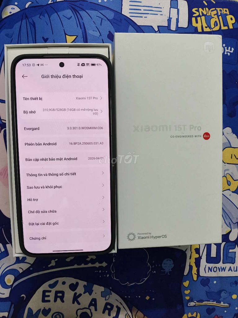 Xiaomi 15T Pro 12GB/512GB full box zin. Mua bán Điện thoại tại Thành phố Thủ Đức Tp Hồ Chí Minh được đăng bởi quang vu hình 1