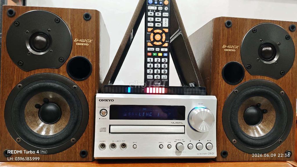 Dàn âm thanh Onkyo CR-D1 loa D-102CX. Mua bán Tivi, Âm thanh tại Thành phố Phủ Lý Hà Nam được đăng bởi Nhật Quang hình 1