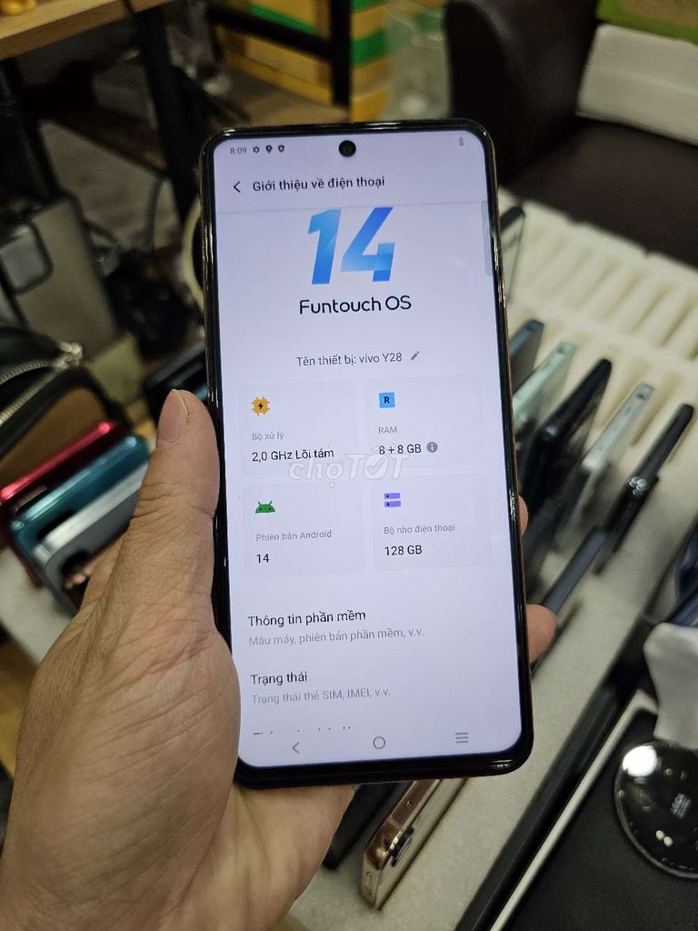 VIVO Y28 CAM VÀNG 8/128 PIN 6K ZIN ĐẸP BH 17/6/25. Mua bán Điện thoại tại Quận Tân Phú Tp Hồ Chí Minh được đăng bởi Ngô Minh Mobile  hình 3