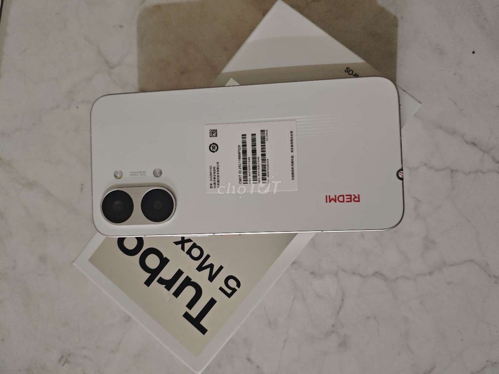 Xiaomi Redmi Turbo 5 Max Trắng. Mua bán Điện thoại tại Quận 12 Tp Hồ Chí Minh được đăng bởi Nguyễn Hoàng hình 1