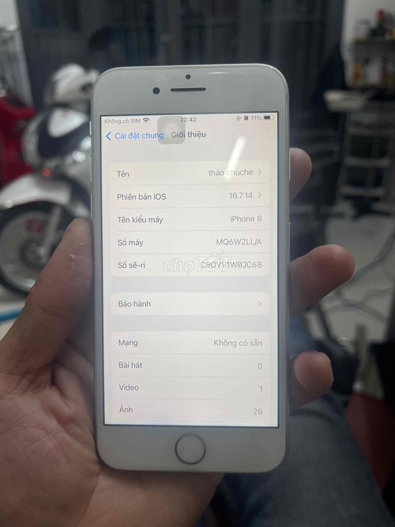 iphone 8 plus . Máy nguyên zin. Mua bán Điện thoại tại Thành phố Biên Hòa Đồng Nai được đăng bởi Kenly Nguyễn hình 1
