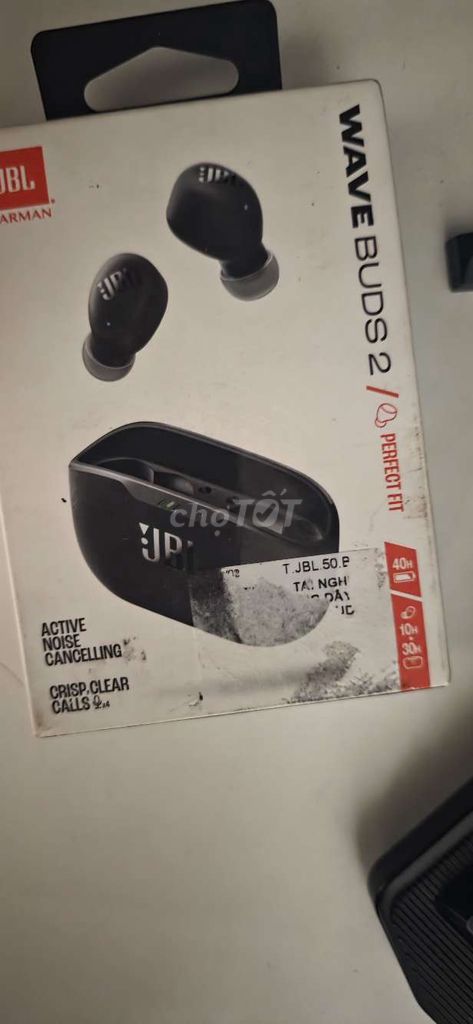 Tai nghe Bluetooth JBL Wave Buds 2 Đen. Mua bán Tivi, Âm thanh tại Huyện Thanh Oai Hà Nội được đăng bởi Khánh hình 1