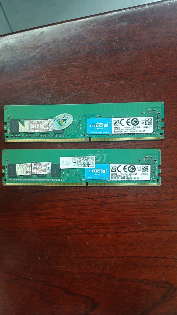 RAM Crucial DDR4 2400 UDIMM 8GB 2400MHz. Mua bán Linh kiện (RAM, Card...) tại Thành phố Tân An Long An được đăng bởi VŨ TRỌNG HIẾU hình 1