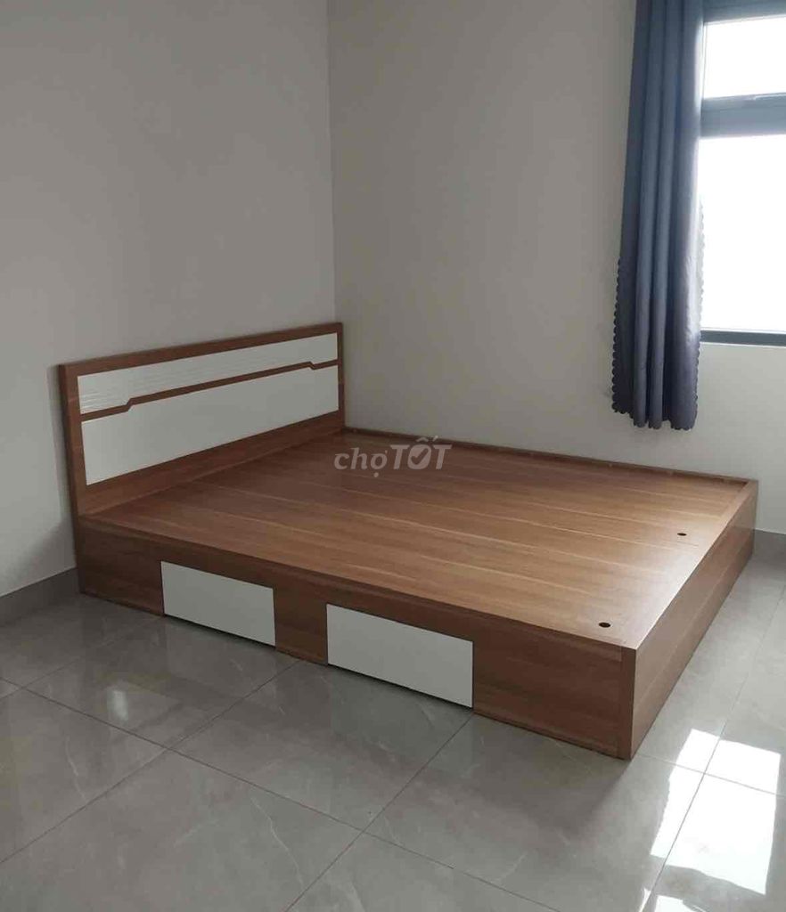 Giường ngủ 1m6x2m. Mua bán Giường, chăn ga gối nệm tại Quận Bình Tân Tp Hồ Chí Minh được đăng bởi Hong Le hình 1